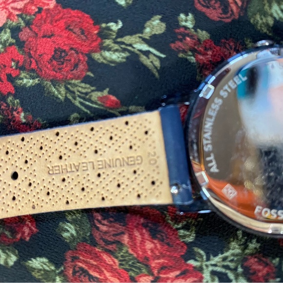 FOSSIL WATCH ES4107 NAVY BLUE - Picture 3 of 7